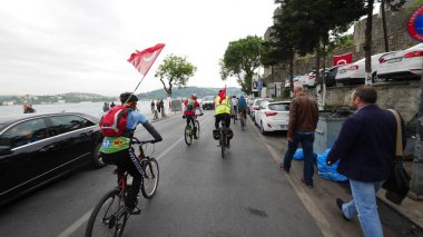 İstanbul 'daki bisiklet yarışı