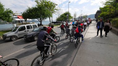 İstanbul 'daki bisiklet yarışı 