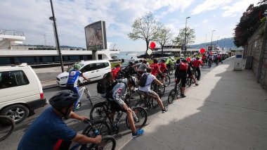 İstanbul 'daki bisiklet yarışı 