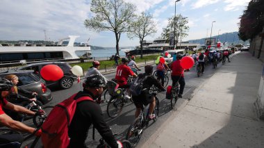 İstanbul 'daki bisiklet yarışı 