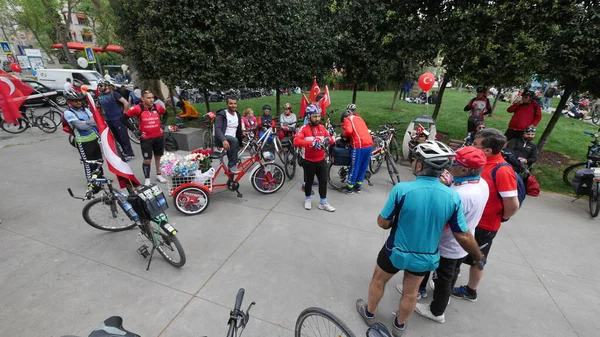 Corsa Bicicletta Istanbul — Foto Stock