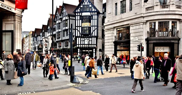 Londen Stad Panoramisch Uitzicht Architectonische Details — Stockfoto