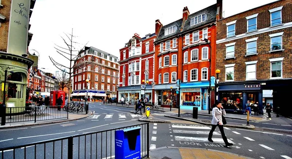 Stadens Panoramautsikt Över London Och Arkitektoniska Detaljer — Stockfoto