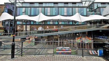 Londra şehri panoramik manzara ve mimari ayrıntılar 