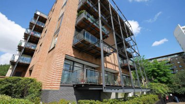 Londra şehir manzarası mimari detaylarla dolu 