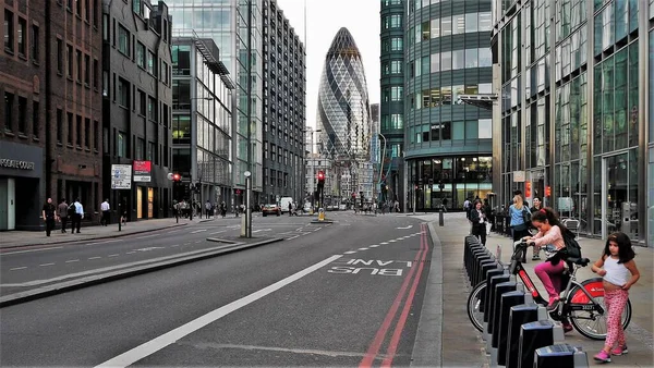 Stadens Panoramautsikt Över London Med Arkitektoniska Detaljer — Stockfoto