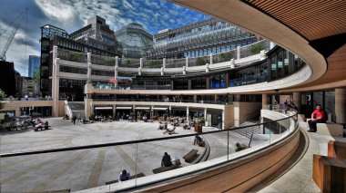 Londra şehir görüşleri mimari perspektifle 