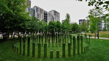 Londra şehir görüşleri mimari perspektifle 