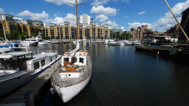 Londra şehir manzarası şehir simgeleri ve detaylarıyla 