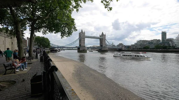 Londra Şehir Manzarası Panoramik Sahneler Detaylarla — Stok fotoğraf