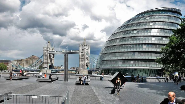 Stadsutsikt Över London Och Arkitektoniska Detaljer — Stockfoto