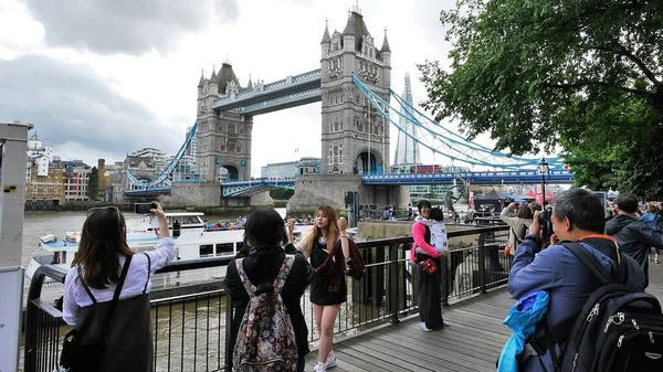 Londra Şehir Manzarası Şehir Simgeleri Detaylarıyla — Stok fotoğraf