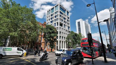 Londra şehir görüşleri mimari perspektifle 