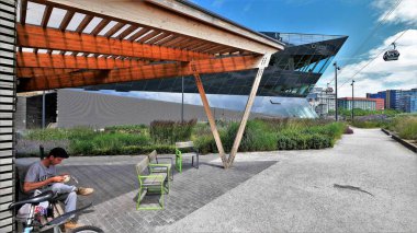 Londra şehir görüşleri mimari perspektifle 