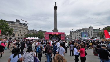 Londra şehir görüşleri mimari perspektifle 