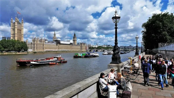 Виды Лондона Летний День Подробностями Достопримечательностями — стоковое фото