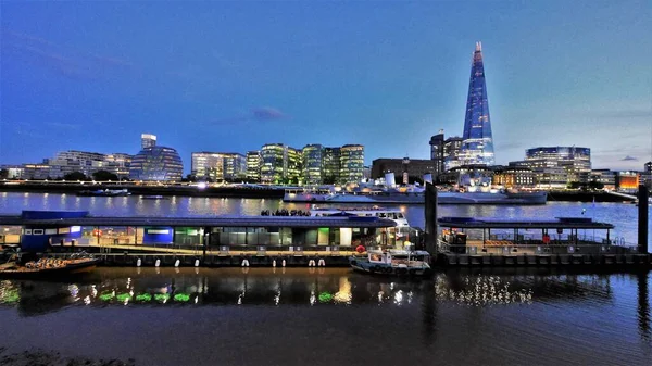 Лондонський Міський Вид Архітектурною Перспективою — стокове фото