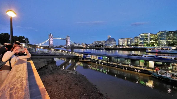 Londra Şehir Görüşleri Mimari Perspektifle — Stok fotoğraf