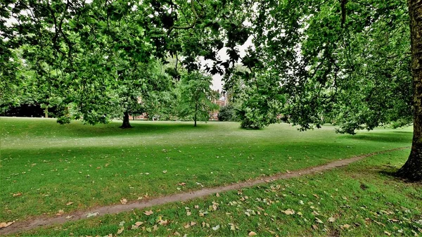 Londres Vistas Ciudad Con Monumentos Parques Con Perspectiva Arquitectónica —  Fotos de Stock