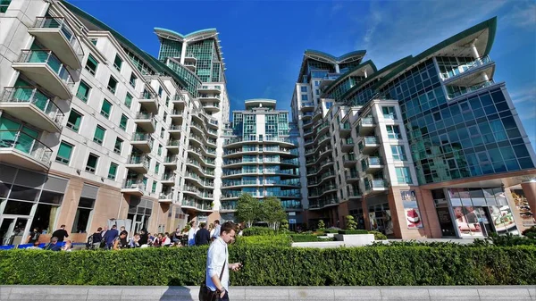 London City Views Architectural Perspective — Stock Photo, Image