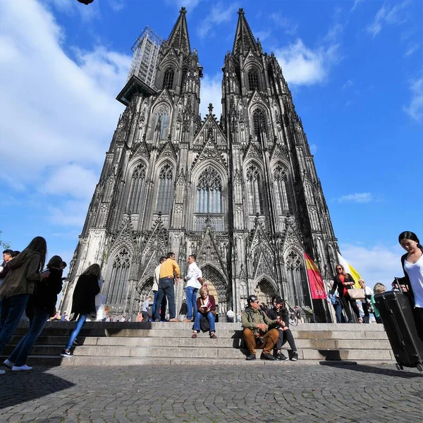 Koeln Německo Výhled Město Koelner Katedrála Názory — Stock fotografie
