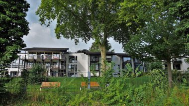 Bonn ve Köln panoramik manzarası ve Dom, şehir manzarası 