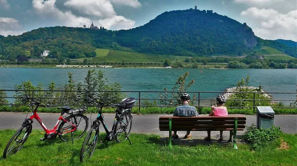 Bonn Germany Panoramic City Views River Views — 图库照片