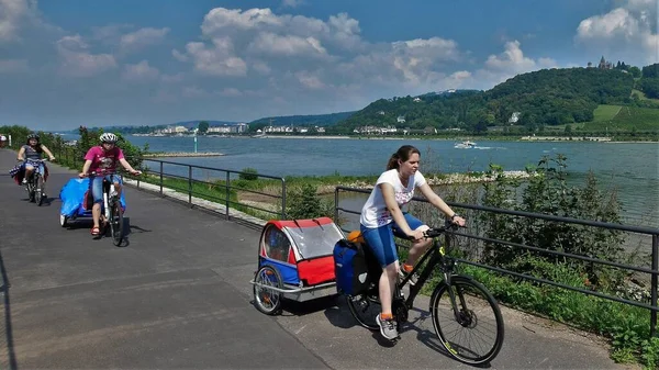 Bonn Deutschland Panoramablick Auf Stadt Und Fluss — Stockfoto