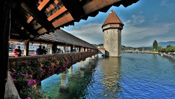 Dia Verão Torno Lago Zurique — Fotografia de Stock