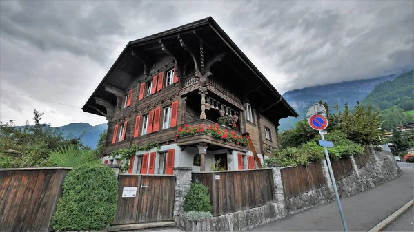 Podróż Europie Włoch Szwajcarii Panoramiczne Widoki — Zdjęcie stockowe