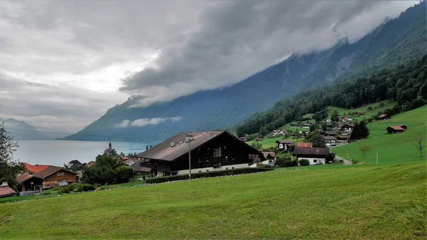 Reis Europa Van Italië Naar Zwitserland Panoramisch Uitzicht — Stockfoto