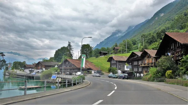 Wycieczka Europie Włoch Szwajcarii Panoramiczne Widoki — Zdjęcie stockowe