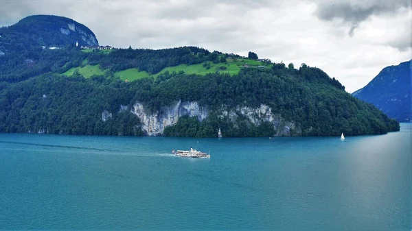 Talya Dan Sviçre Avrupa Gezisi Panoramik Görüşler — Stok fotoğraf