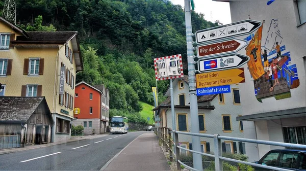 Wycieczka Europie Włoch Szwajcarii Panoramiczne Widoki — Zdjęcie stockowe