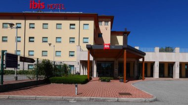 Como gölü ve dağları, İtalya 'dan İsviçre' ye kadar Dolomitler güzel manzaralar. 