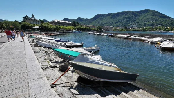 Italien Sommer Urlaub Blick Stadt Und Meer — Stockfoto