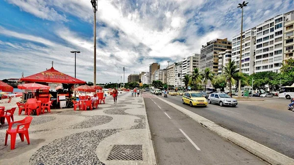 Brasil Rio Janeiro Vista Para Mar Com Praias Arenosas — Fotografia de Stock