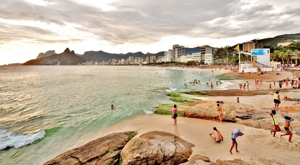 Vistas Ciudad Mar Desde Río Janeiro — Foto de Stock