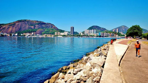 Cidade Vista Mar Rio Janeiro — Fotografia de Stock