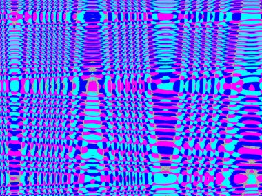 Farklı renk ve şekillerde soyut modern retro tasarımlar 