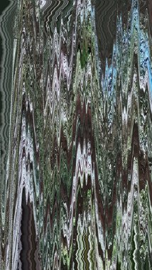 Barselona İspanya panoramik şehir görüşleri ve soyut modern çizimler 