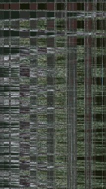 Barselona İspanya panoramik şehir görüşleri ve soyut modern çizimler 