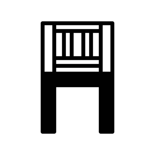 Illustration Vektor Und Logo Stuhl Dualtone Stil Symbol Auf Weißem — Stockvektor