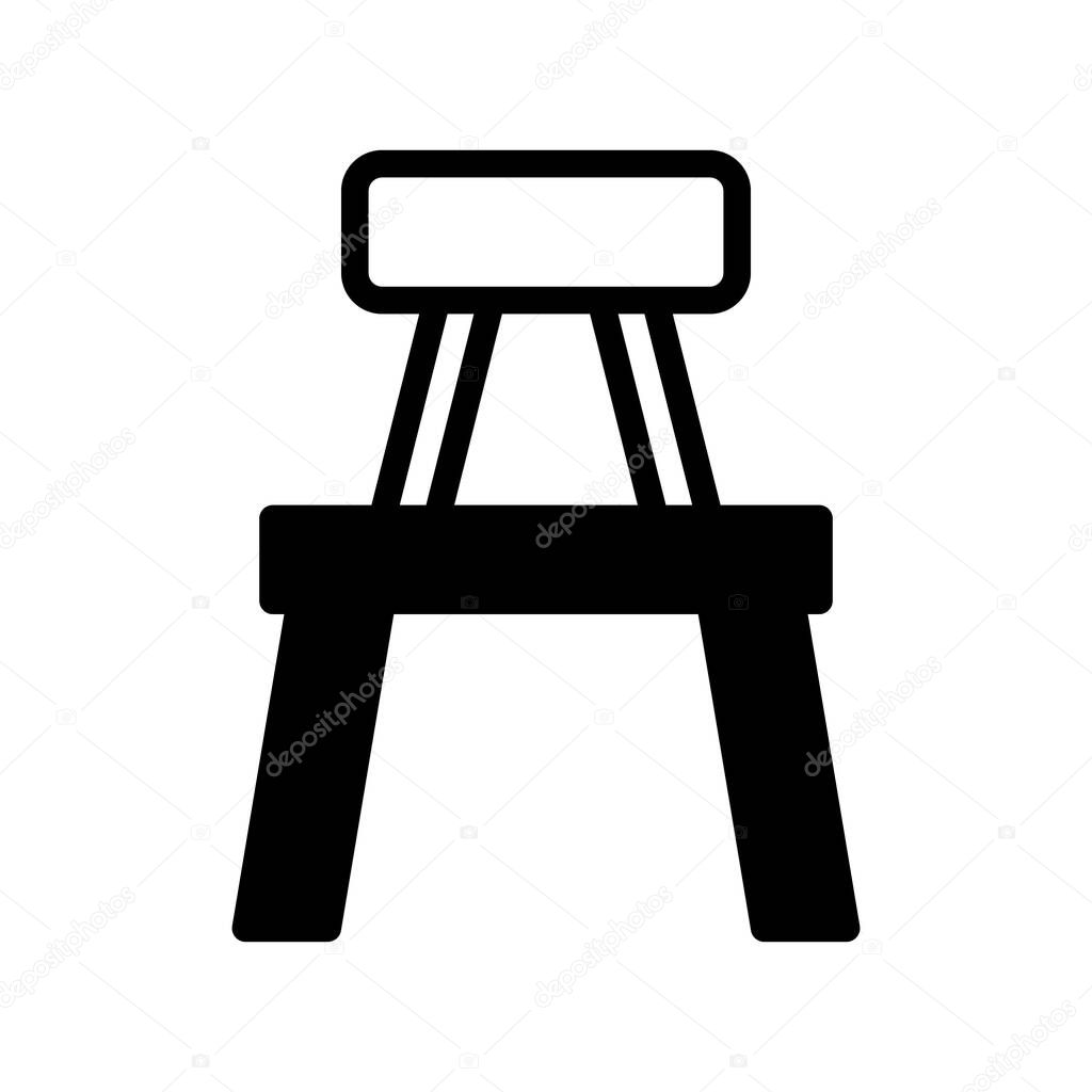 illustration vector and logo chair dualtone style. icon on white background. Icon sign from modern collection for mobile concept and web apps design. Nice design perfect.