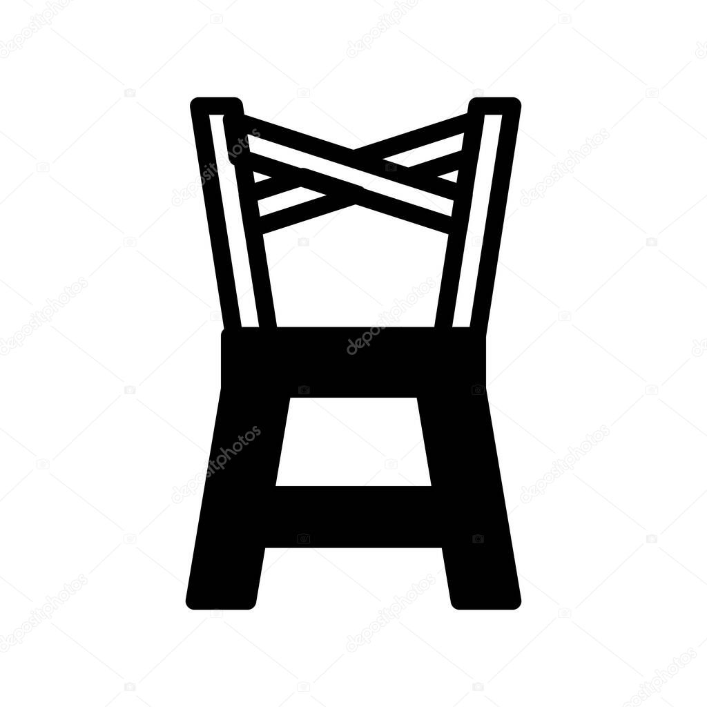 Illustration vector and logo chair dualtone style. icon on white background. Icon sign from modern collection for mobile concept and web apps design. Nice design perfect.