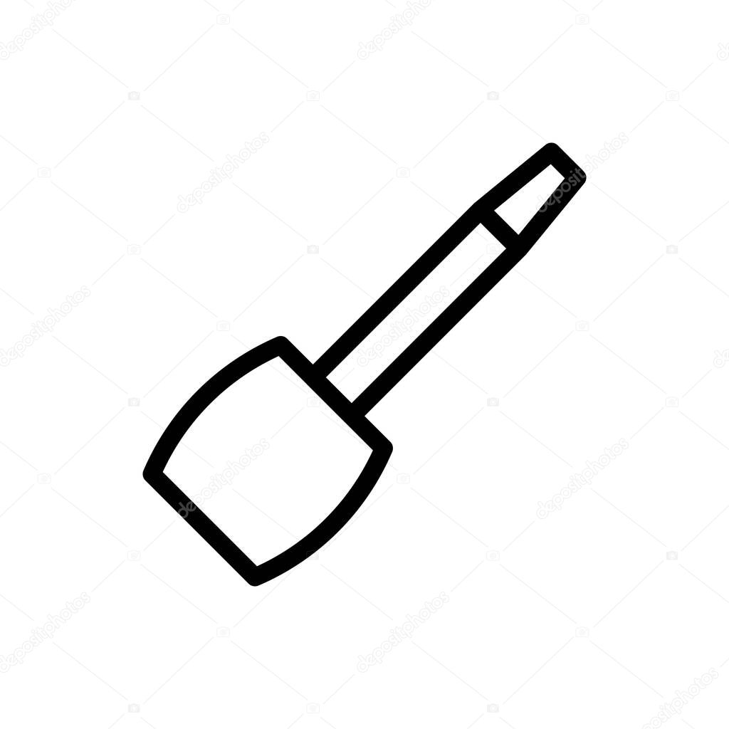 illustration vector and logo screwdriver outlines style. icon on white background. Icon sign from modern collection for mobile concept and web apps design. Nice design perfect.