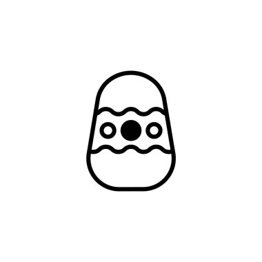 Basit bir grafik, minimalist elementler ve ince çizgi sanatı ile tasarlanmış paskalya şekerli mısırı gösteriyor. Bu illüstrasyon, çağdaş ve zarif bir bayram neşesi sunar.