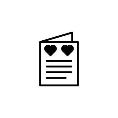 İki kalp, sevgi ve şefkat içeren basit ama anlamlı bir tebrik kartı çizimi. Bu tasarım, kalpten iletişimin özünü yakalar ve onu davetiyeler için ideal kılar.,