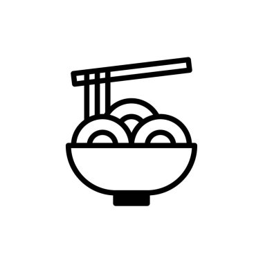 Yemek çubuklarıyla bir kase eriştenin basit ve zarif bir minimalist çizimi. Mutfak ya da restoran temalı projeler için ideal. Bu temiz tasarım, yeni ve modern bir estetik sunuyor.