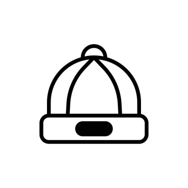 Basit bir monokrom vektör çizimi izole edilmiş bir kış şapkası ya da bere sunar. Soğuk hava mevsimi için uygun sıcaklık, tarz ve işlevselliği vurgular. Bu minimalist tasarım...